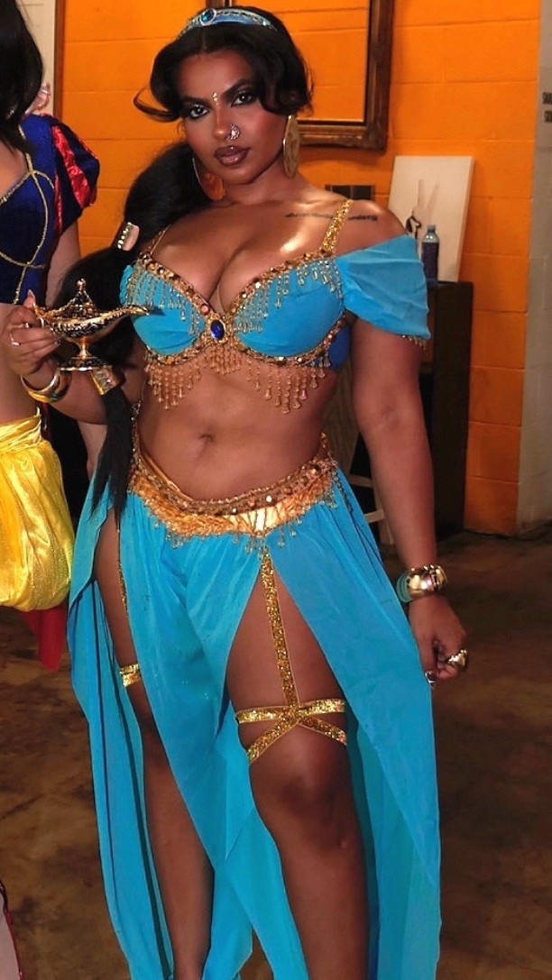 This is the original costume. I diy the top myself and added some beads!! 🧞‍♂️ #princessjasmin 

#LTKHalloween #LTKPetite #LTKMidsize
