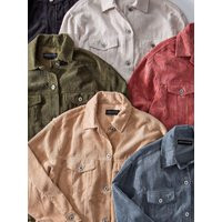 90's Oversized Corduroy Jacket, Boyfriend Fit, Frayed Hem Shacket, Womens Retro Vintage, Premium Qua | Etsy (US)