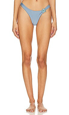 Leslie Amon Maui Bikini Bottom in Denim Blue from Revolve.com | Revolve Clothing (Global)