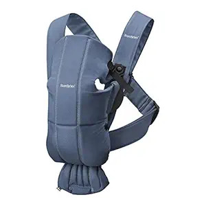 BabyBjörn Baby Carrier Mini, Cotton, Vintage Indigo | Amazon (US)