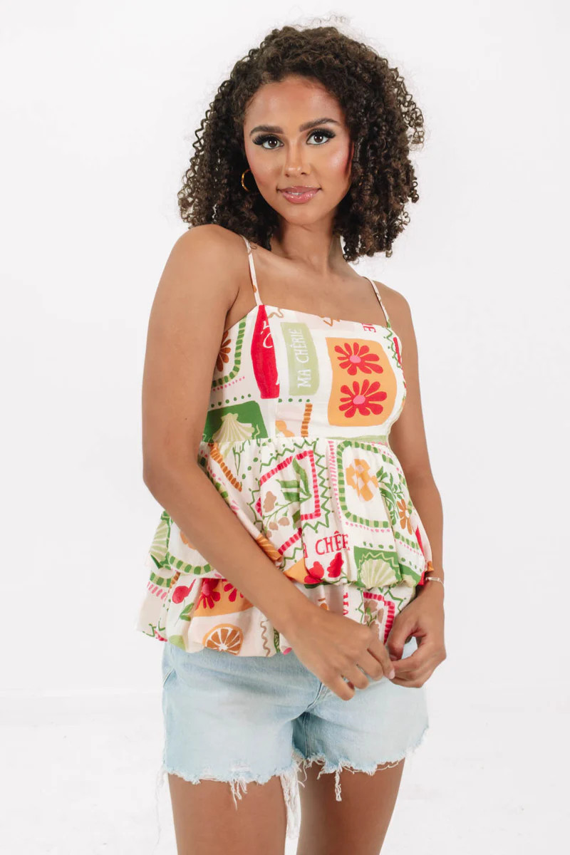 Take That Trip Top - White | The Impeccable Pig