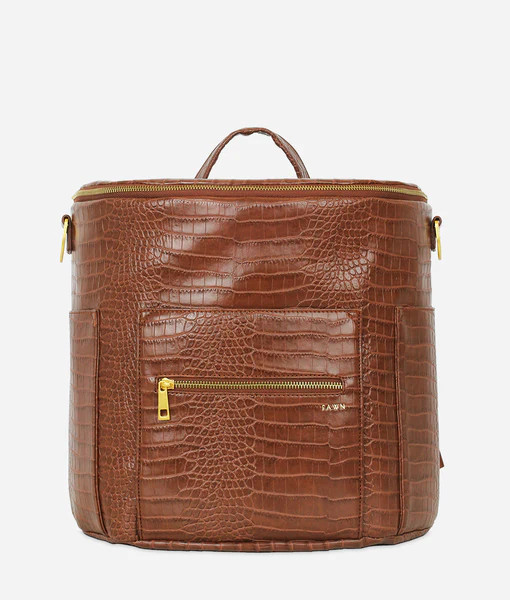 The Original Diaper Bag - Croc Pecan | Fawn Design