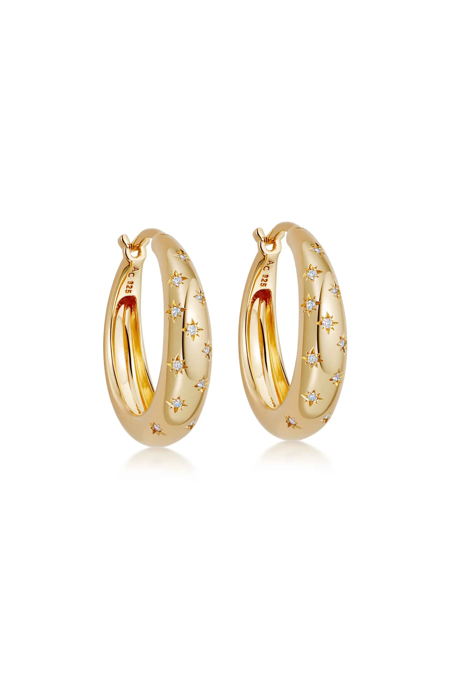 Astley Clarke Gold Celestial Tiny Star Hoop Earrings (Women) | Nordstrom | Nordstrom
