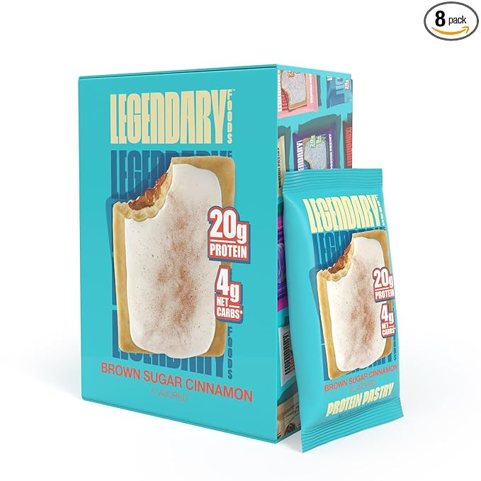 Legendary Foods 20 gr Protein Pastry | Low Carb Tasty Protein Bar Alternative | Keto Friendly | N... | Amazon (US)