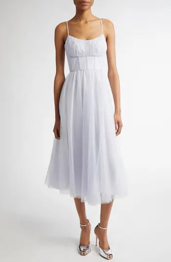 Zimmermann Corset Bodice Tulle Dress | Nordstrom | Nordstrom