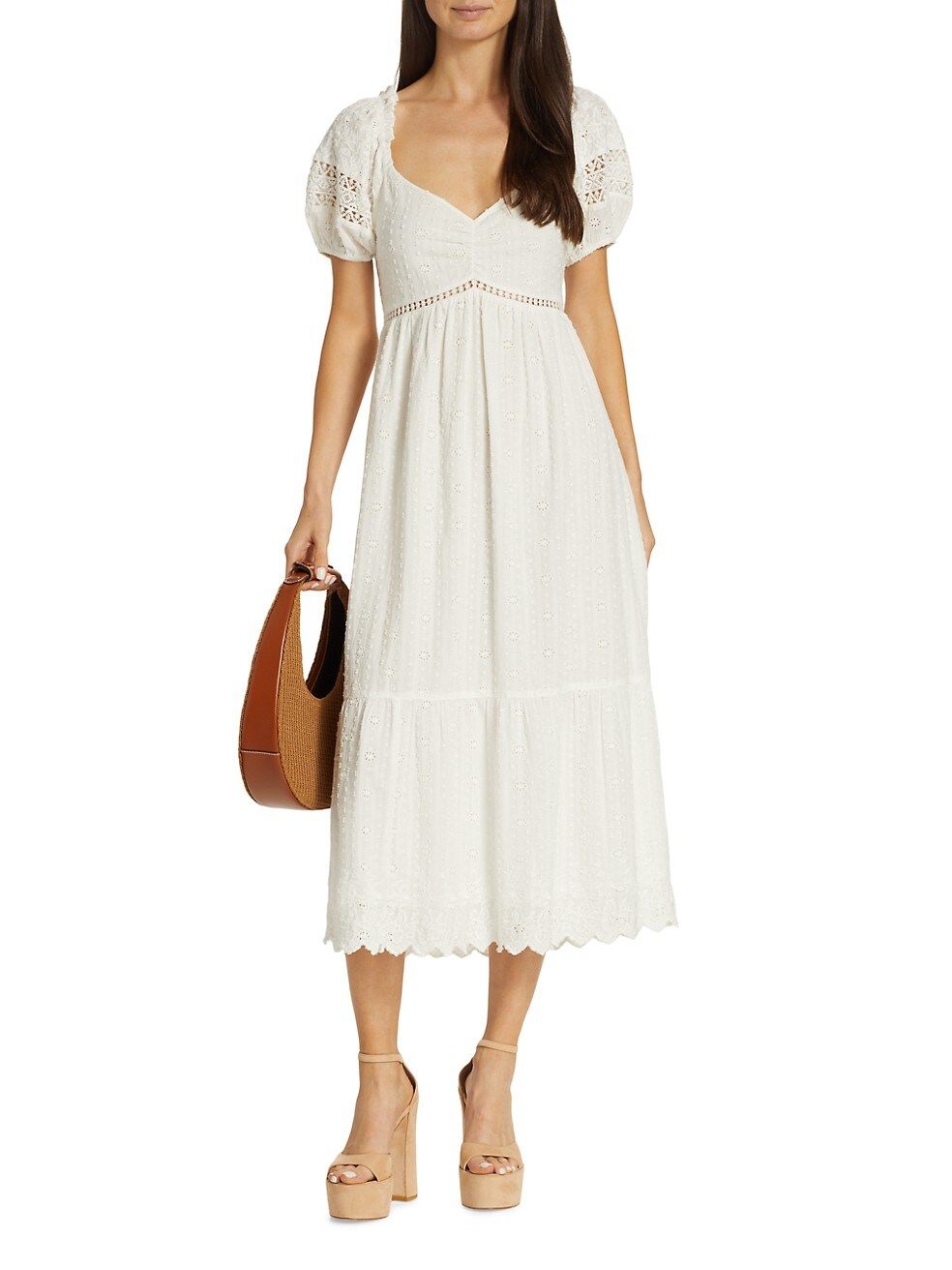 Itzel Cotton Midi-Dress | Saks Fifth Avenue