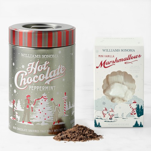 Peppermint Hot Chocolate & Mini Marshmallows | Williams-Sonoma