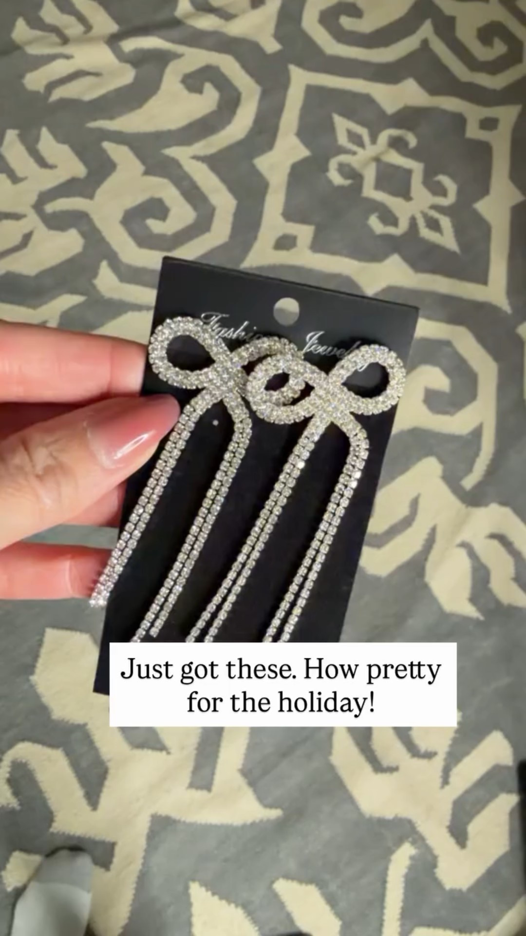 These diamond bow earring are so pretty for the holidays and will dress up and look! They’re also lightweight and only $14

#LTKHoliday #LTKootd #LTKSeasonal