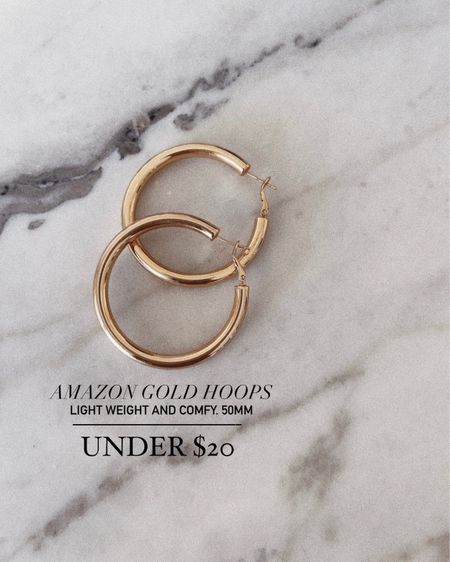 Amazon gold hoops, under $20, accessories #StylinbyAylin 

#LTKSeasonal #LTKstyletip #LTKfindsunder50
