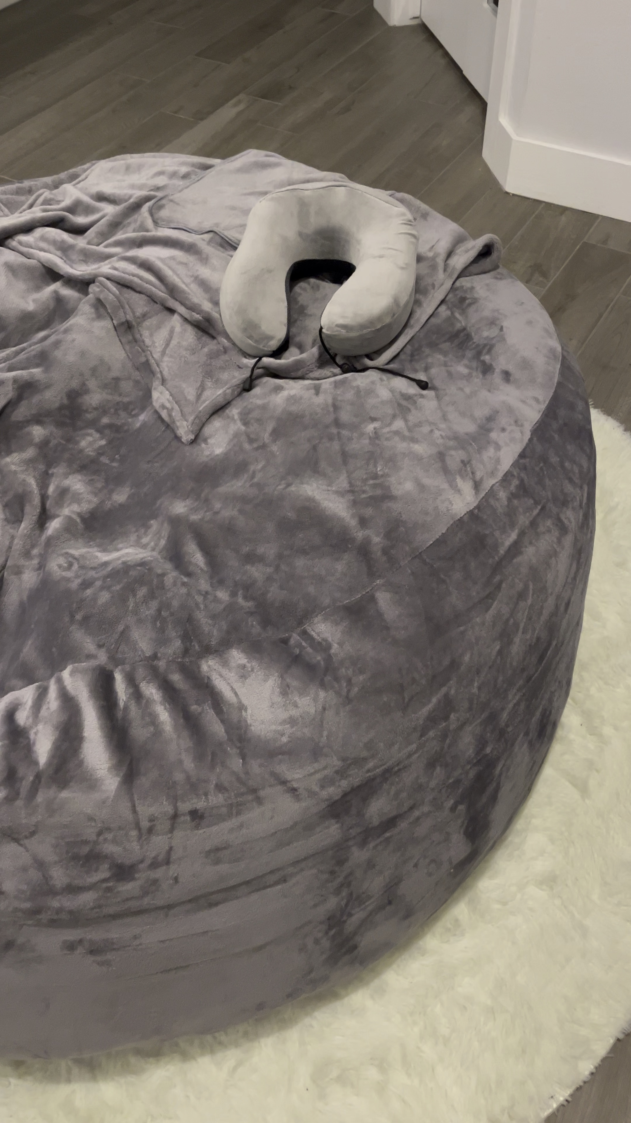 The viral jumbo oversized bean bag chair. So soft and can fit two people on it! 

#LTKFamily #LTKHome