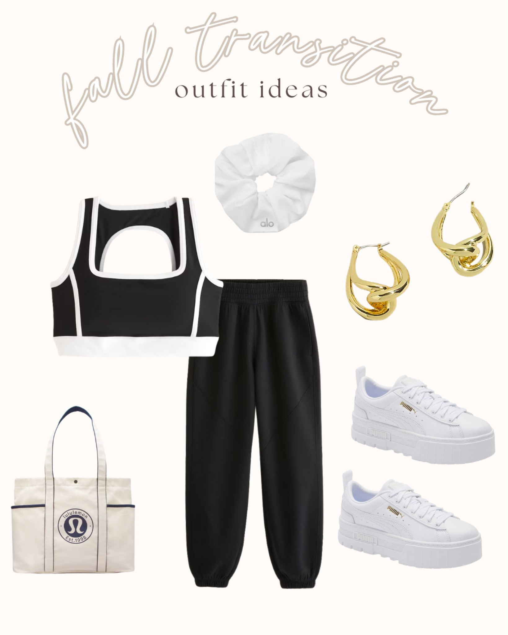 Fall transition outfit inspo! Casual, loungewear, Meredith Blake inspired outfit perfect for a coffee run! ☕️💕

Abercrombie finds, athleisure, lululemon finds, Amazon accessories, bottega dupe, tote bag

#LTKFind #LTKSeasonal #LTKunder100