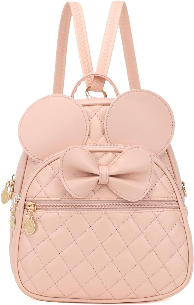 KL928 Girls Bowknot Polka Dot Cute Mini Backpack Small Daypacks Convertible Shoulder Bag Purse fo... | Amazon (US)