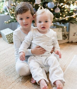 x The Broke Brooke Baby Boys Brooks Peter Pan Collar Vintage Santa Coverall | Dillard's