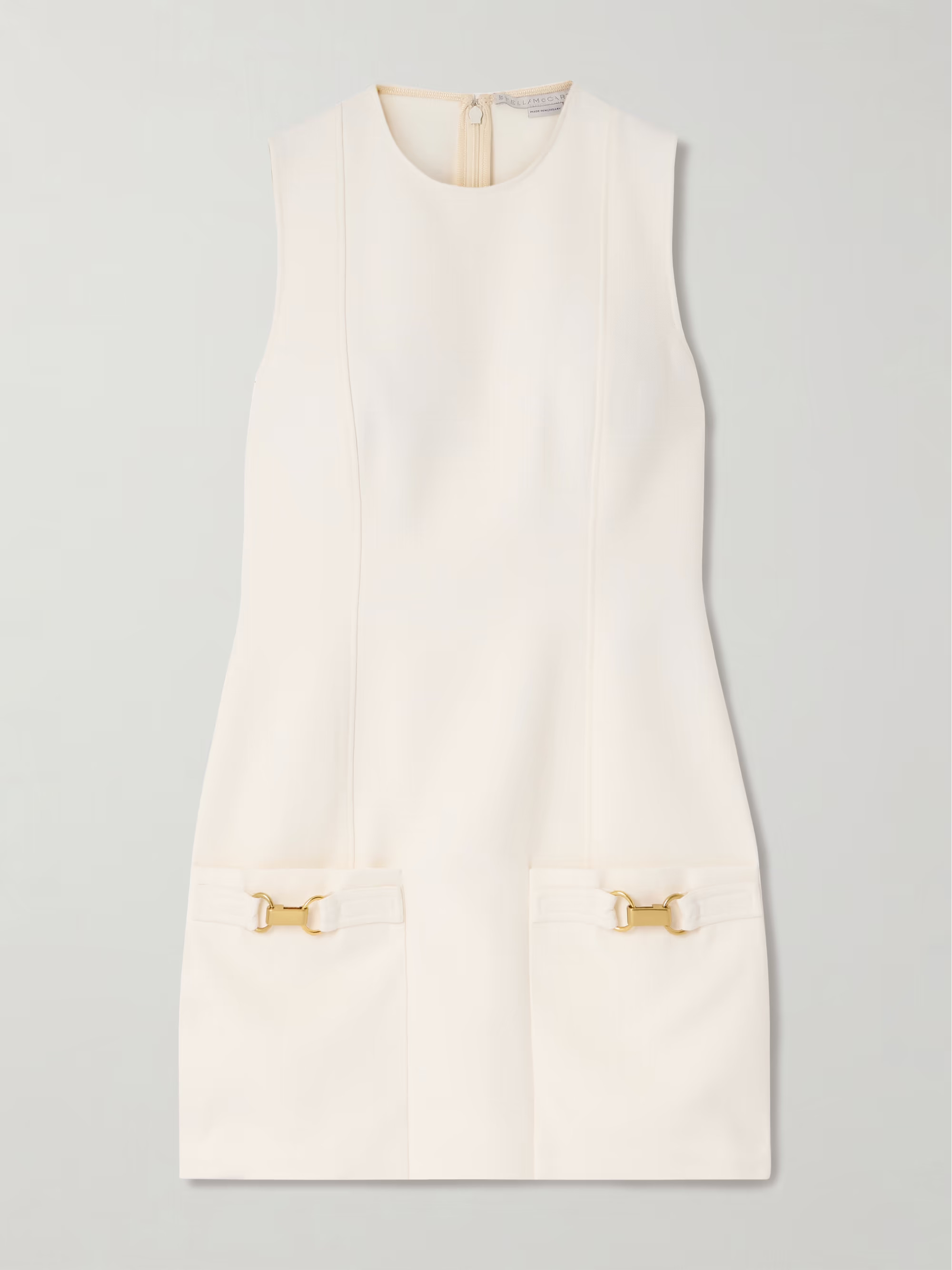 Embellished wool-blend drill mini dress | NET-A-PORTER (UK & EU)