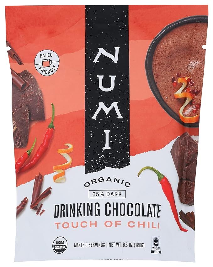 NUMI Organic Touch of Chili Drinking Chocolate, 6.3 OZ | Amazon (US)