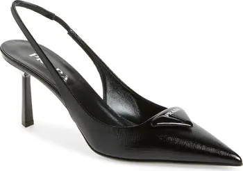 Prada Modellerie Pointed Toe Slingback Pump (Women) | Nordstrom | Nordstrom