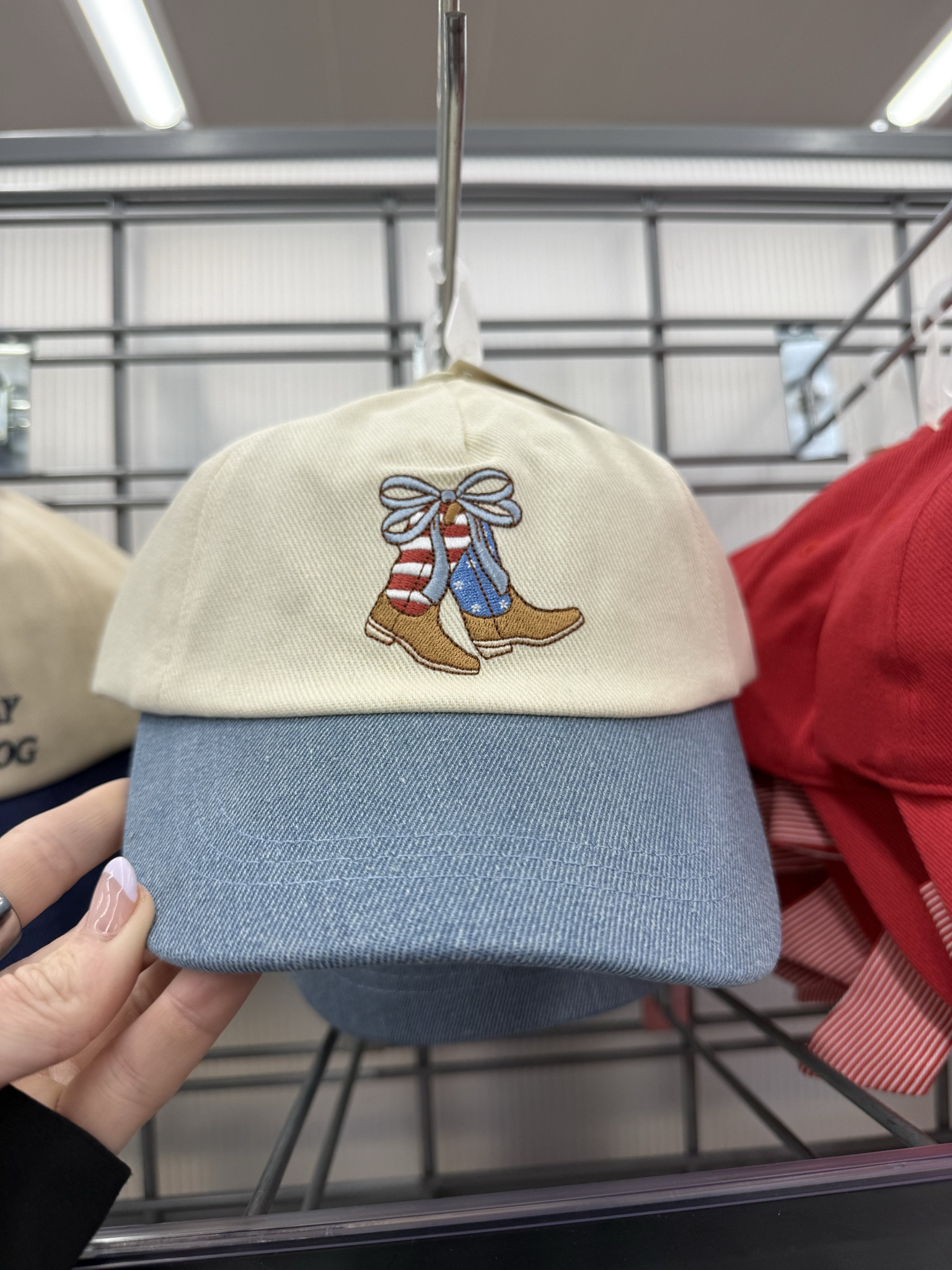 Walmart
New arrivals 
Summer gear 
Purse
Bag
Tote
Hat
Patriotic gear 
Western wear 
Western style 
