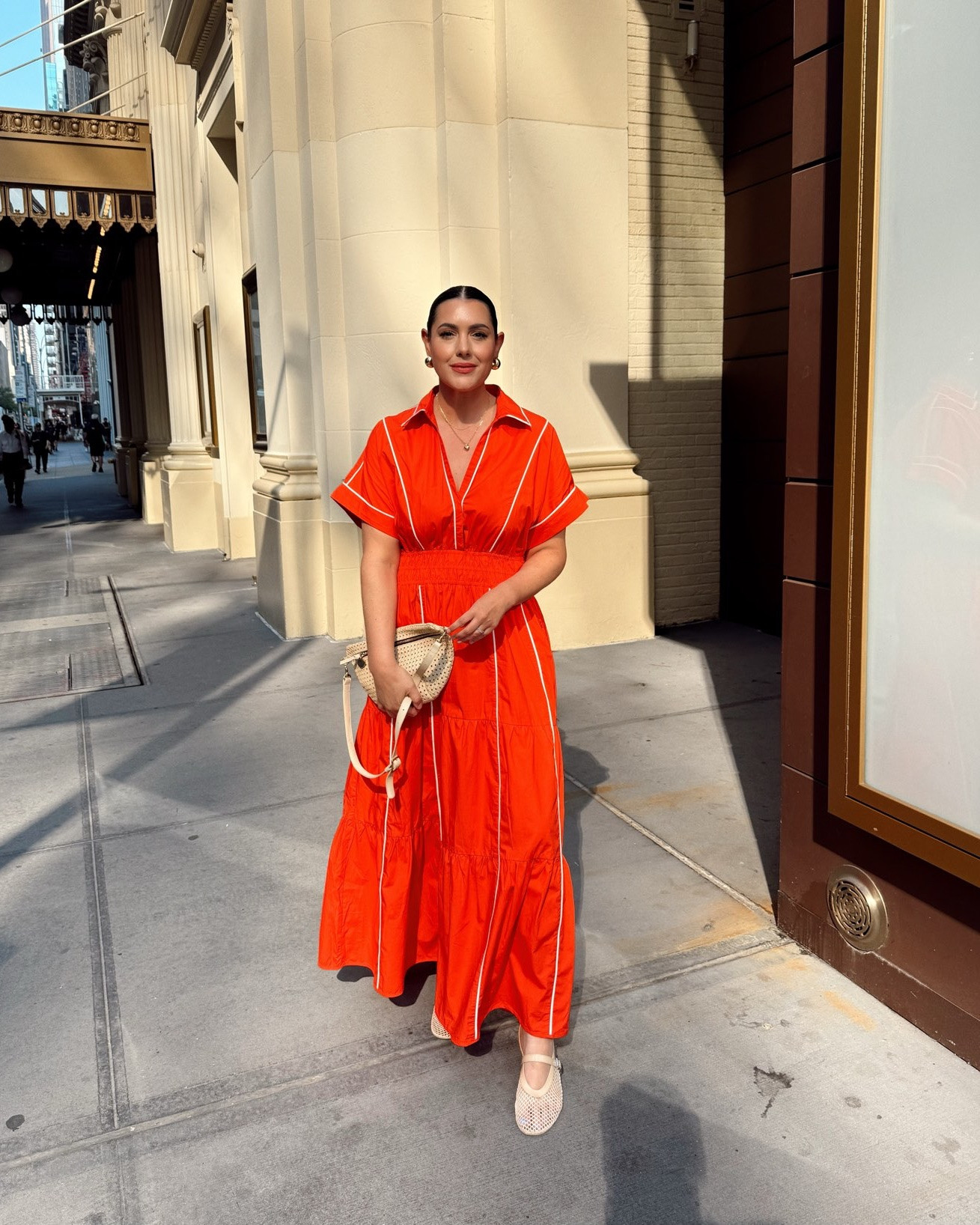 Still thinking about seeing The Lion King on broadway! 10/10 recommend if you make it to NYC. 

I love this @Anthropologie dress! I’m in the large but it runs generously!