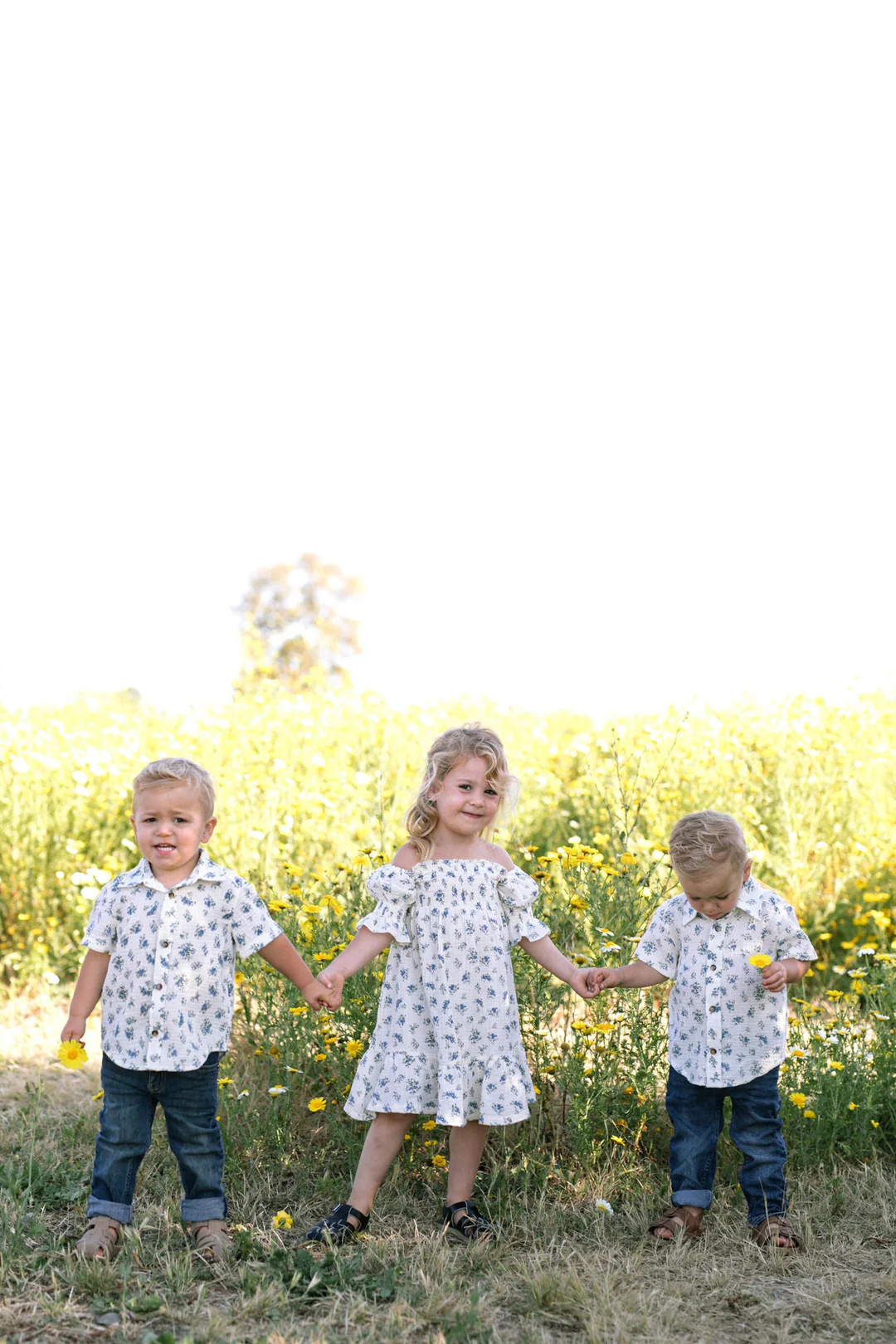 Mini Ezra Button Down | Morning Lavender
