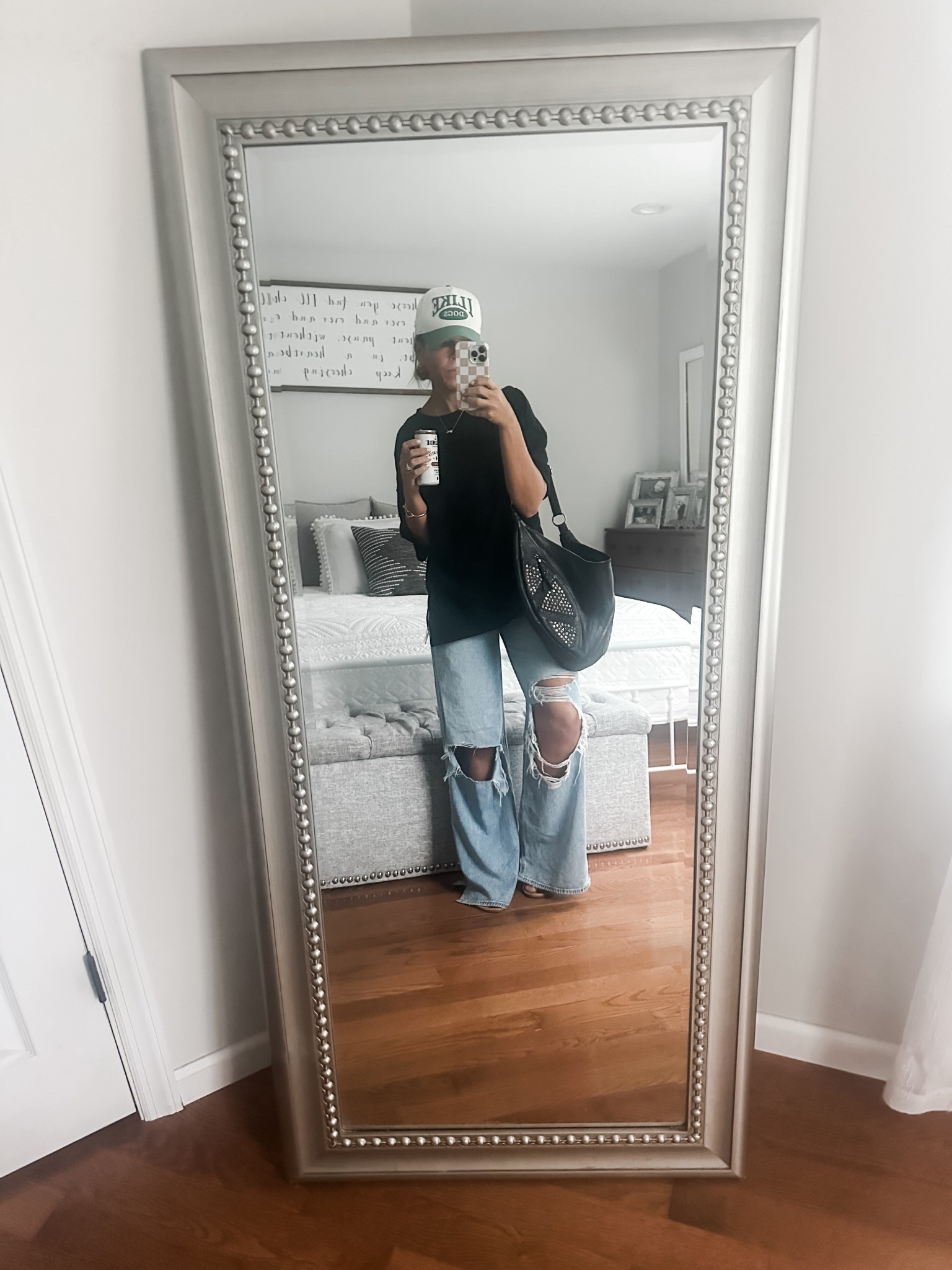 This oversized tee from Amazon is a favorite.  

#LTKFindsUnder50