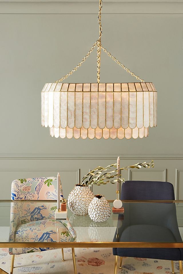 Madelyn Oval Faceted Chandelier | Anthropologie (US)
