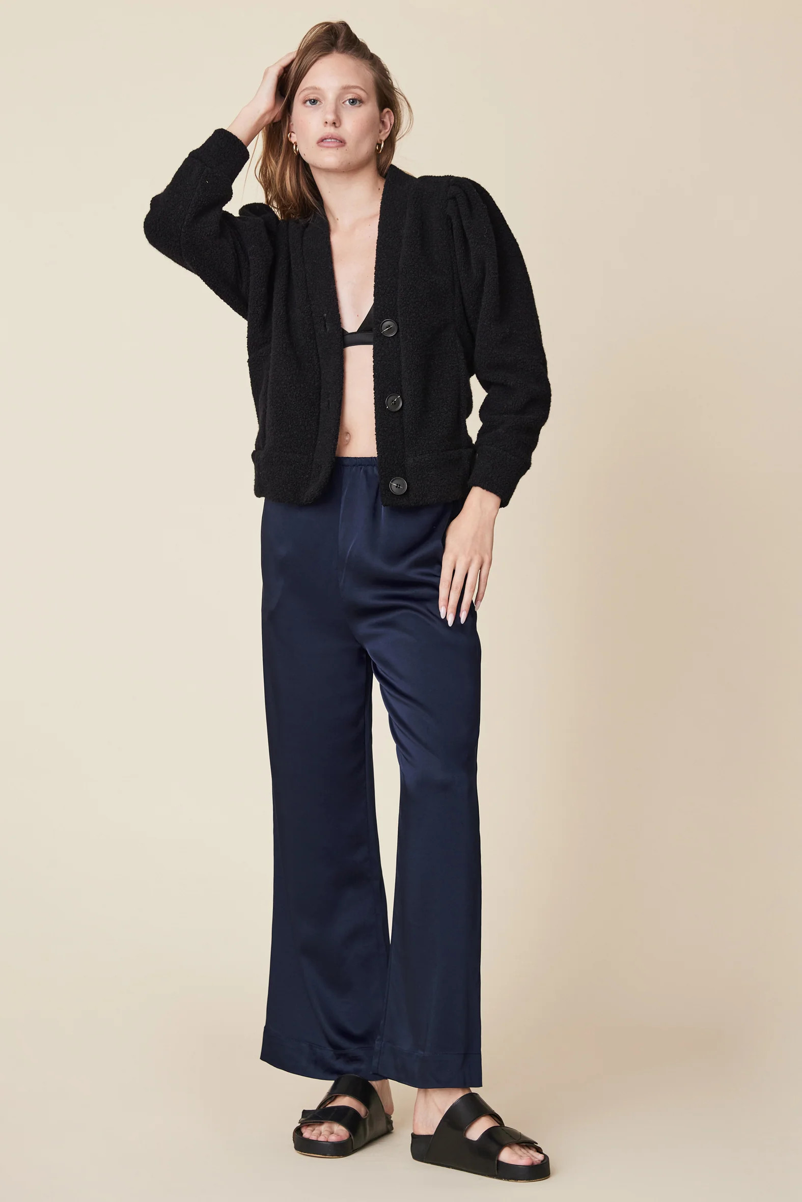 The Yay To Bouclé Jacket in Black | Sold Out NYC