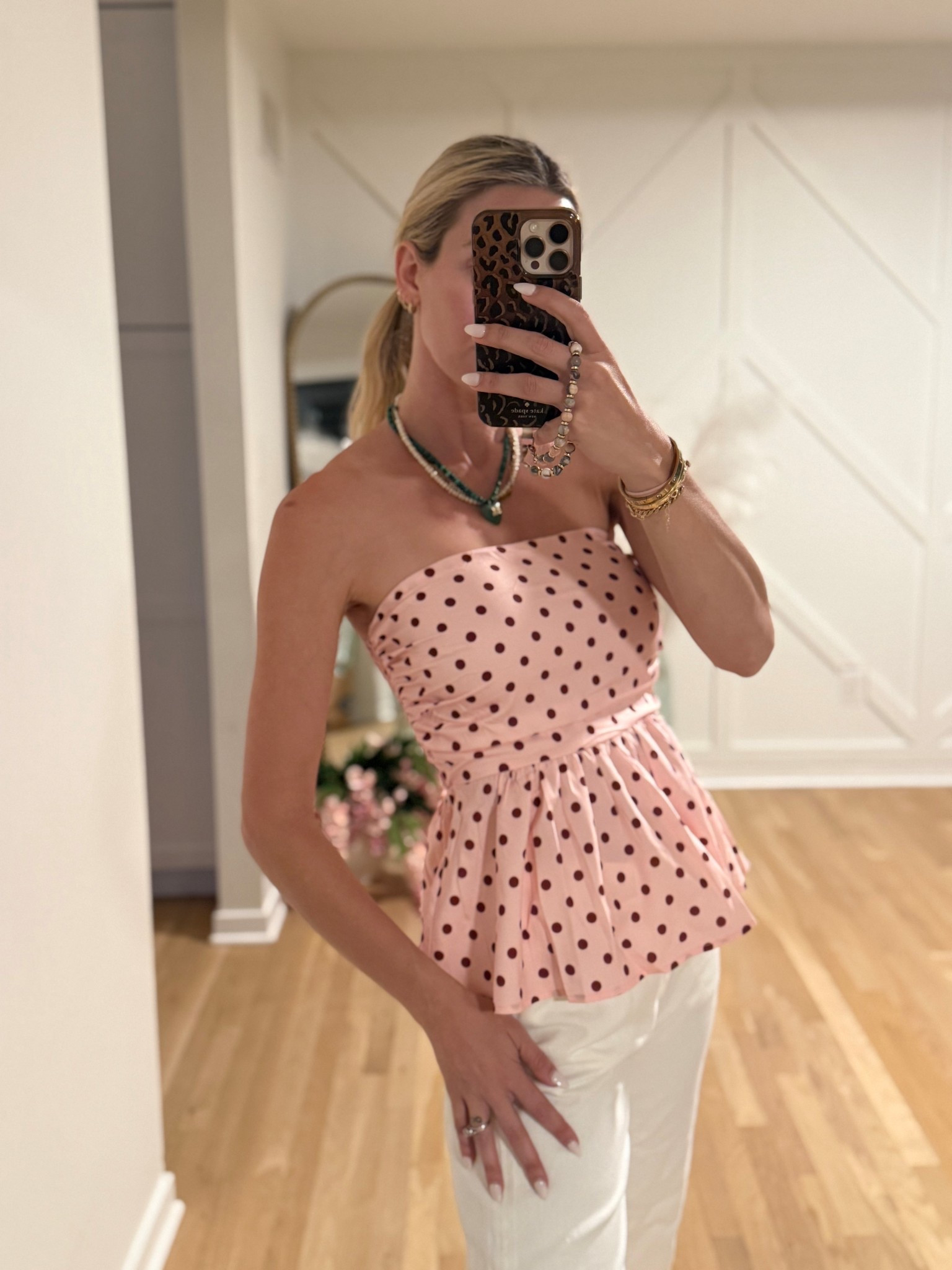 Polka dot peplum top from Amazon 💕

#LTKMothersDay #LTKgrwm #LTKootd