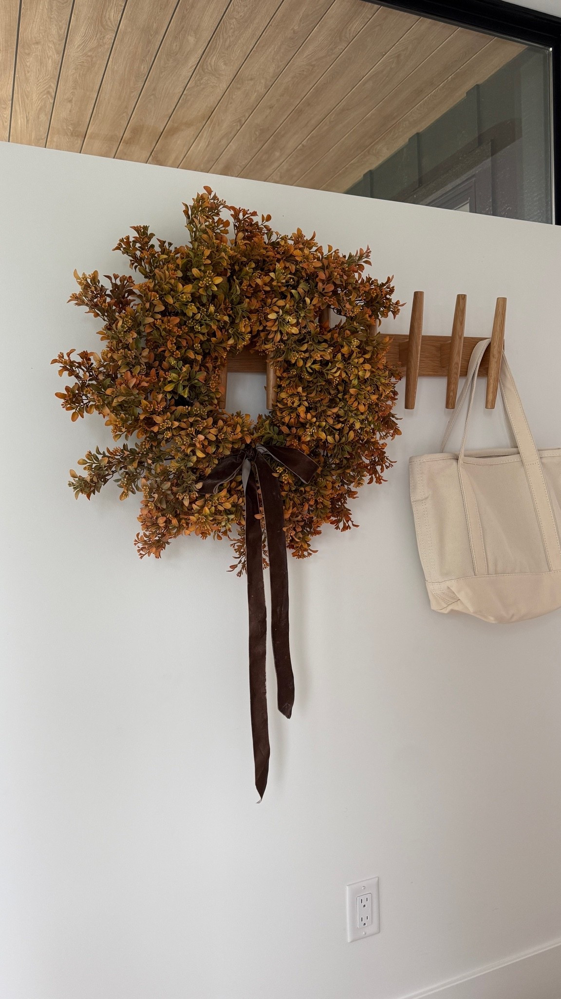 Fall pottery barn dupe wreath!