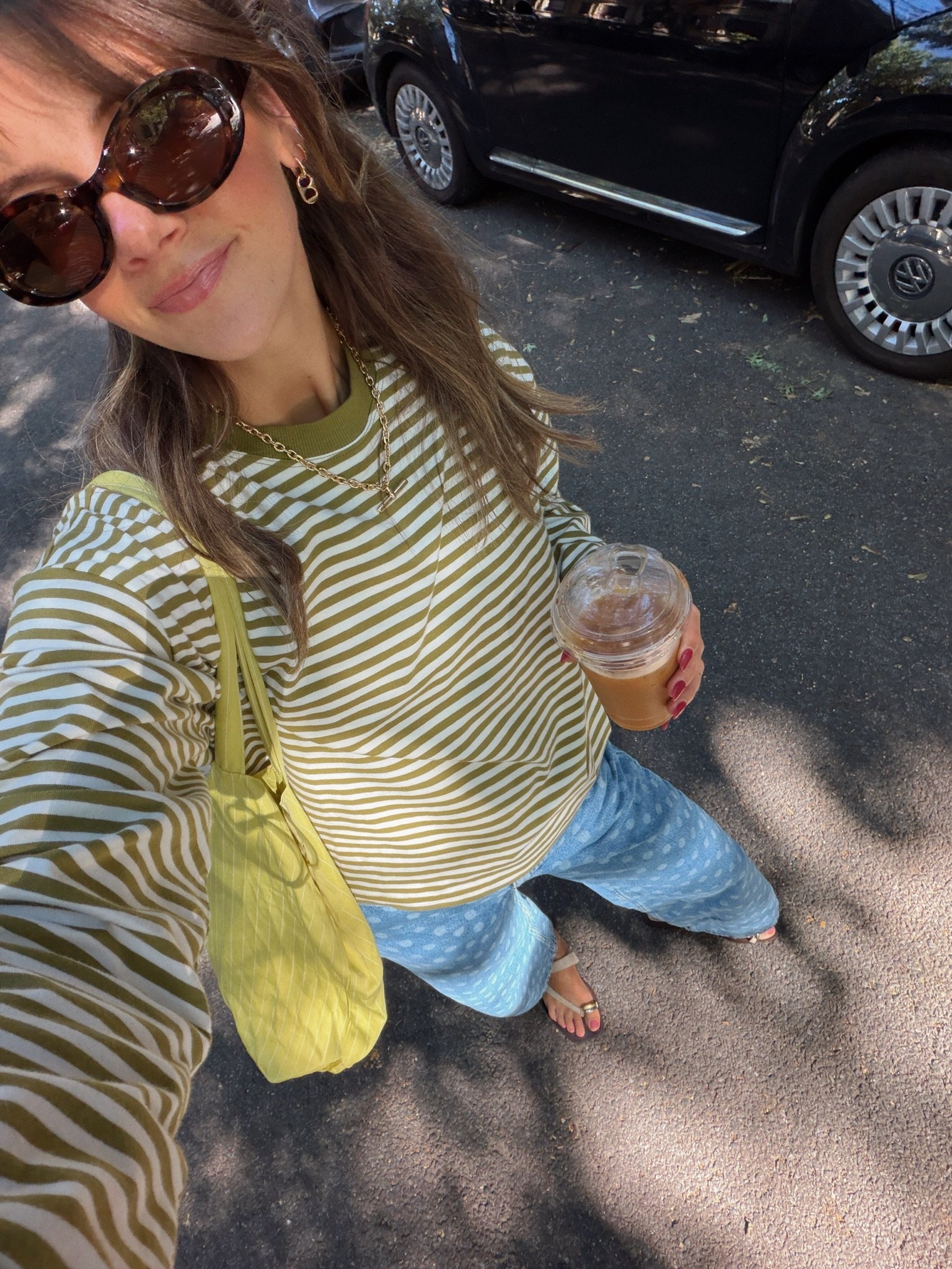 Outfit for a slow morning in Brooklyn and then the drive home to DC!

Size XS in the top