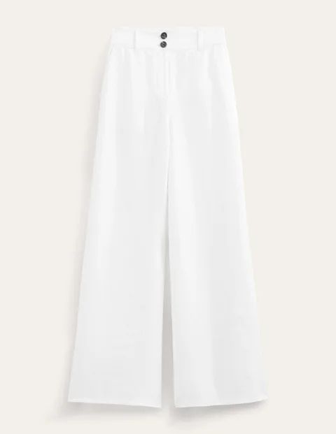 Highbury Linen Trousers | Boden (UK & IE)