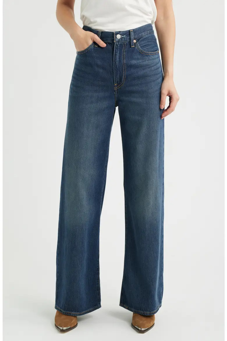 Ribcage High Waist Wide Leg Jeans (Women) | Nordstrom | Nordstrom