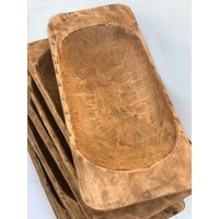 Extra Large European Dough Bowl Trencher Decor Unique Rustic Farmhouse | Etsy (US)