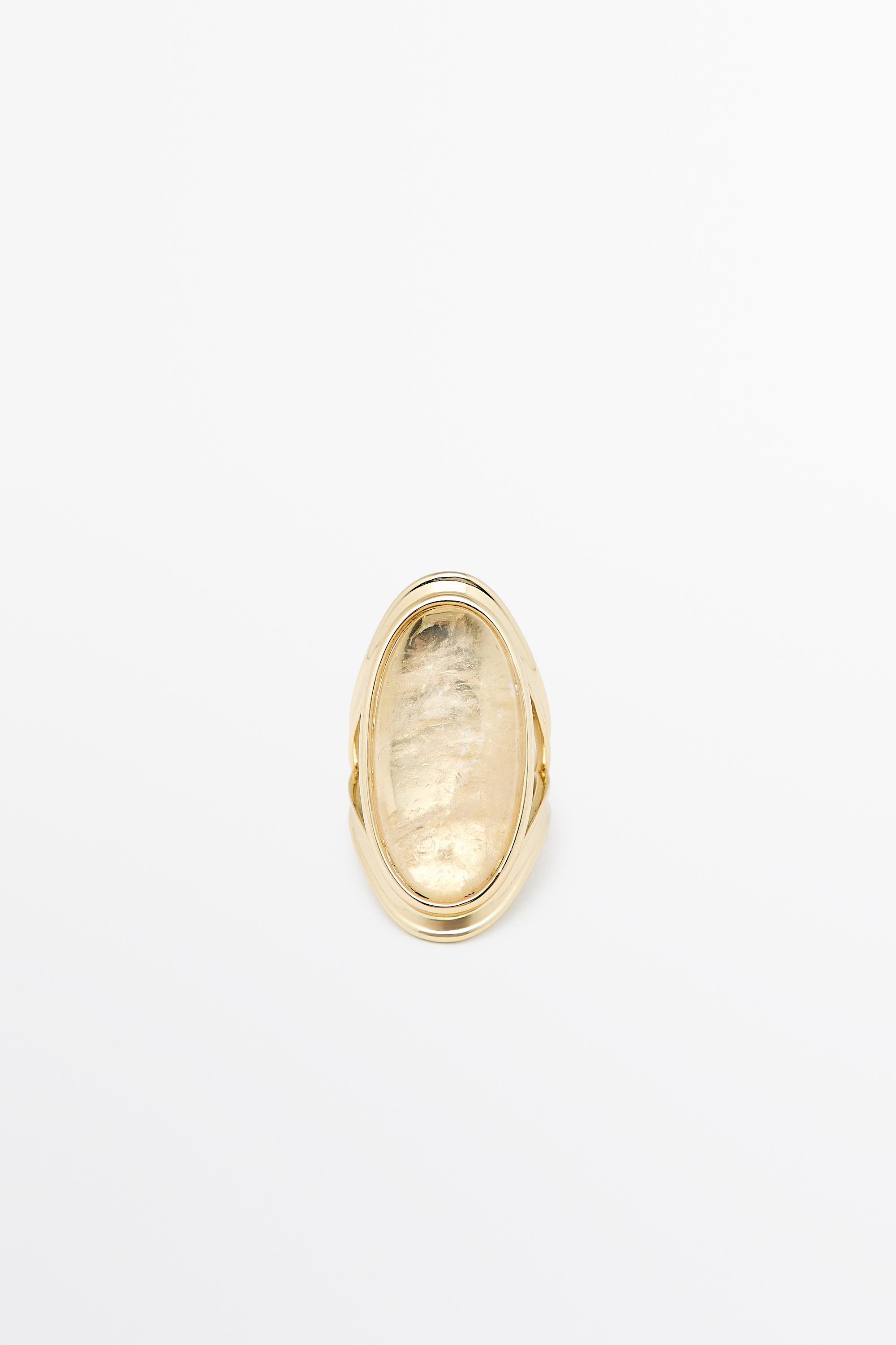 Oval Quartz Ring | Massimo Dutti US