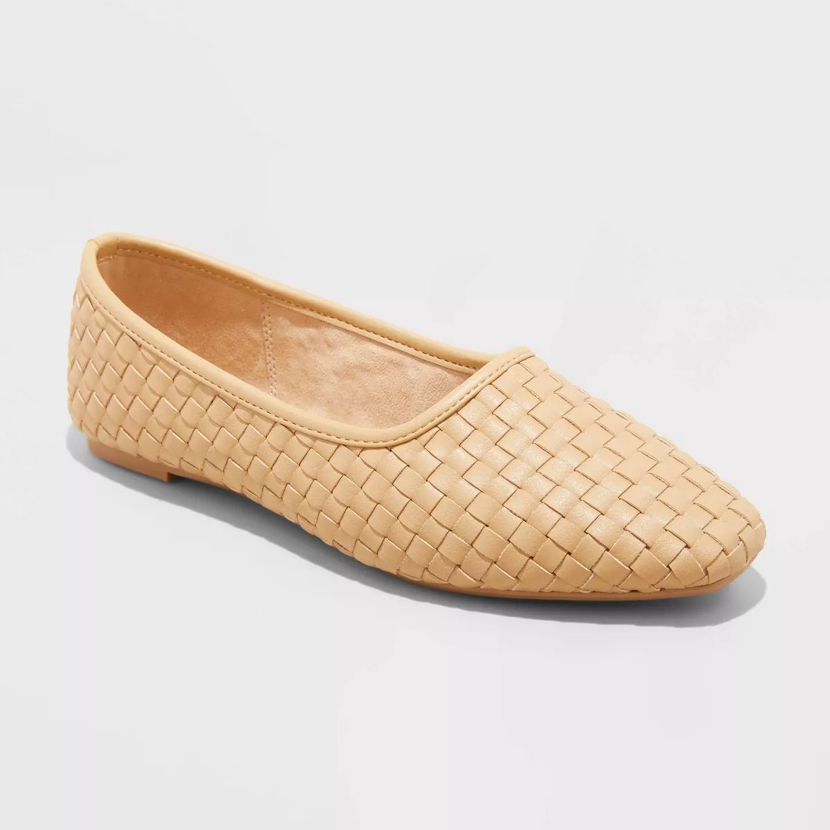 Women's Lorna Woven Ballet Flats - Universal Thread™ Tan 7 | Target