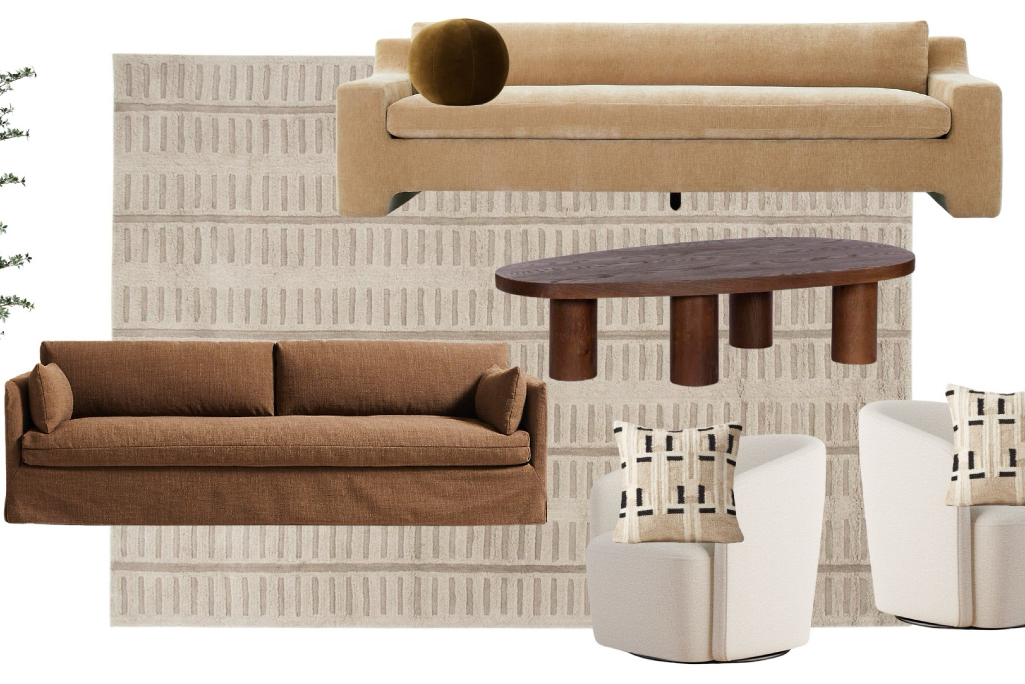 Organic modern living room scheme furniture selections 

#LTKstyletip #LTKsalealert #LTKhome