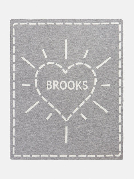 Wild At Heart Kids' Blanket - Gray / Beige | BaubleBar (US)