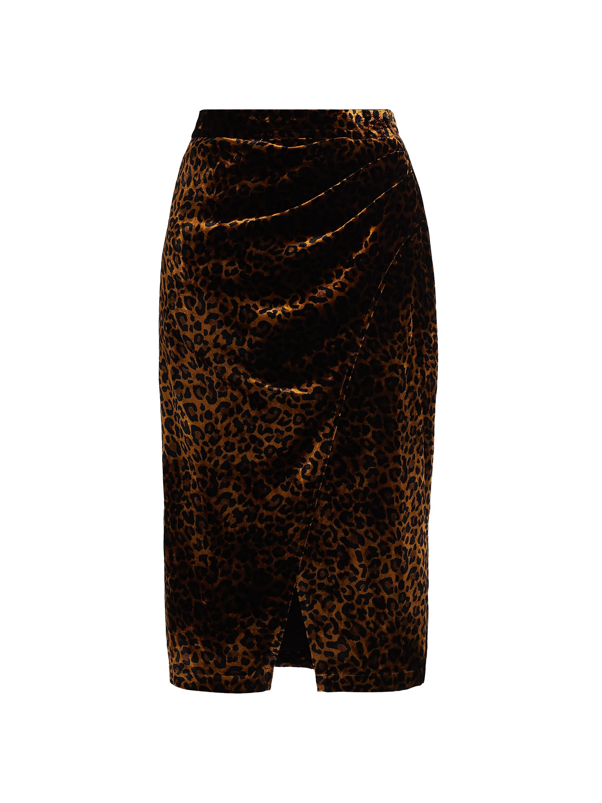 Heritage Fiora Leopard Midi-Skirt | Saks Fifth Avenue