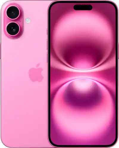Apple - iPhone 16 Plus 128GB - Apple Intelligence - Pink (Verizon) | Best Buy U.S.