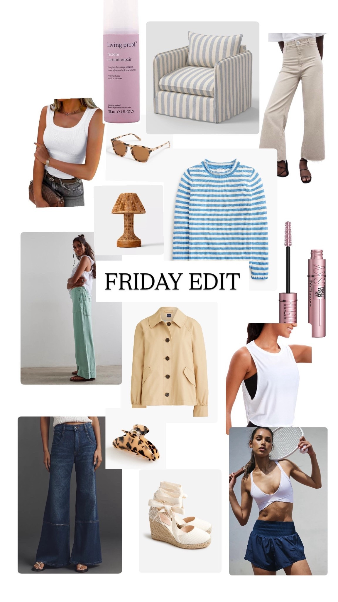 Friday Edit🫶🏼
spring transition pieces. workout gear. hair products. 
#hcrew #jcrewfavtory #freepeople #amazon

#LTKOver40 #LTKSpringSale #LTKootd