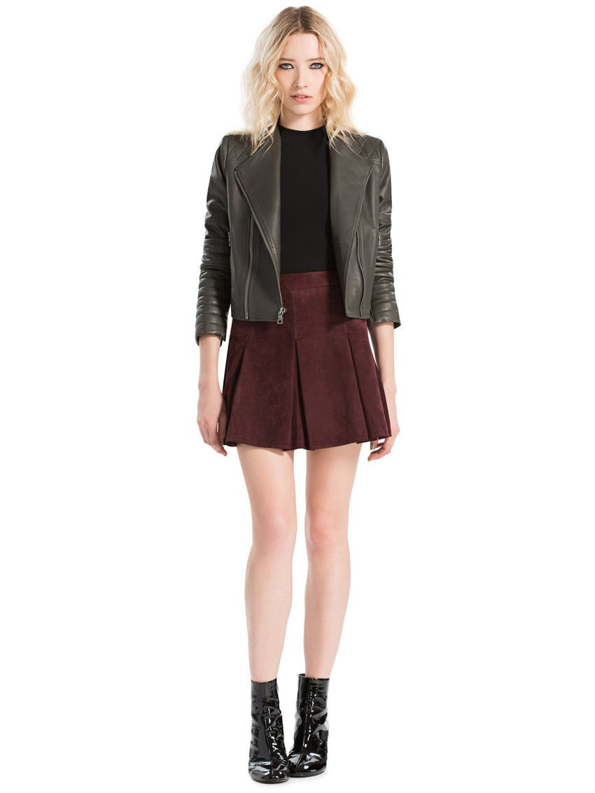 GAMMA LEATHER BIKER JACKET | Alice + Olivia | Alice + Olivia