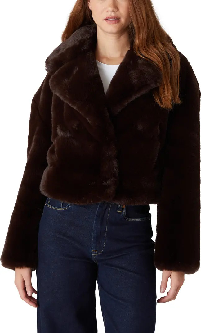 Crop Faux Fur Jacket | Nordstrom