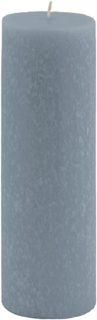 Root Candles Beeswax Blend Timberline Unscented Pillar Candle, 3 x 9-Inch, Williamsburg Blue | Amazon (US)