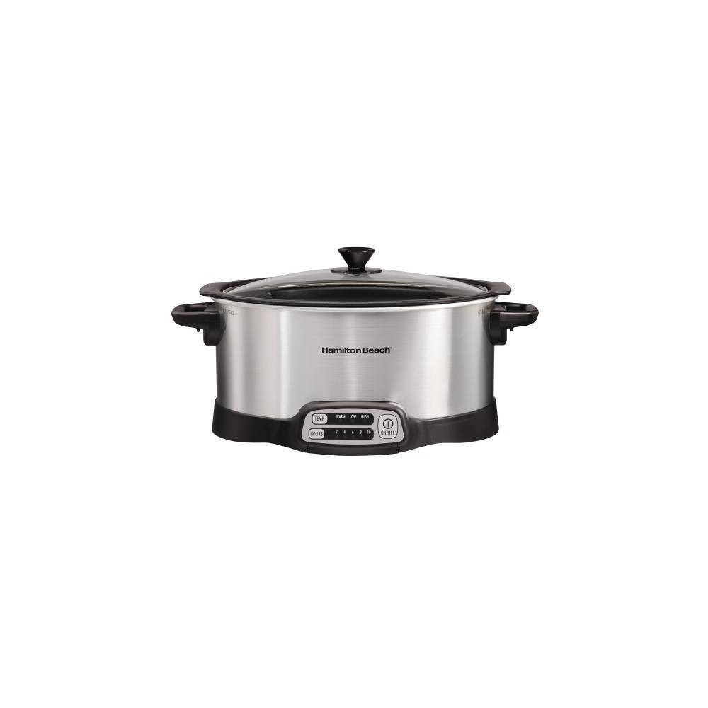 Hamilton Beach 6qt Stovetop Slow Cooker - Silver | Target