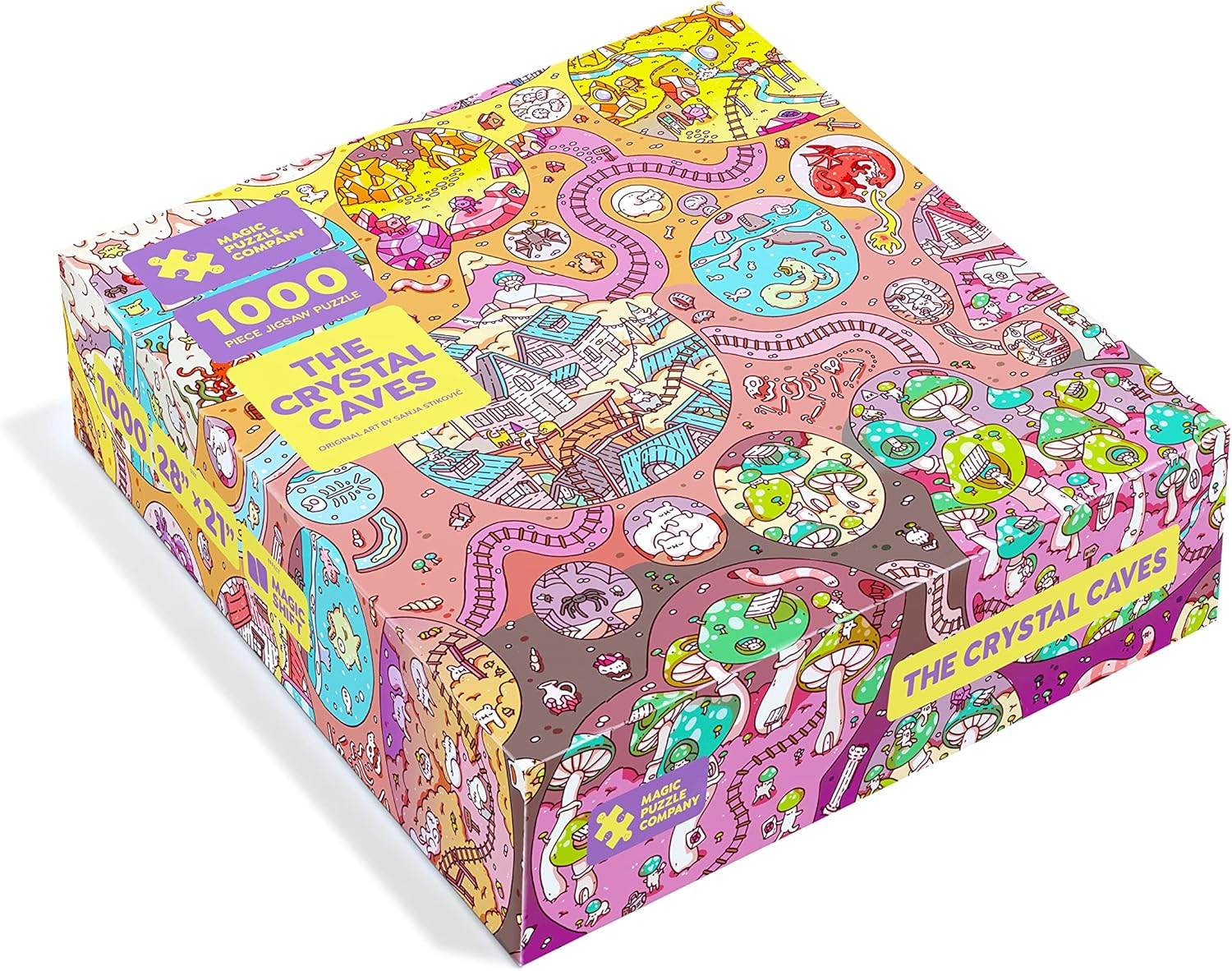 The Crystal Caves • 1000 Piece Jigsaw Puzzle from The Magic Puzzle Company • Series Two | Amazon (US)