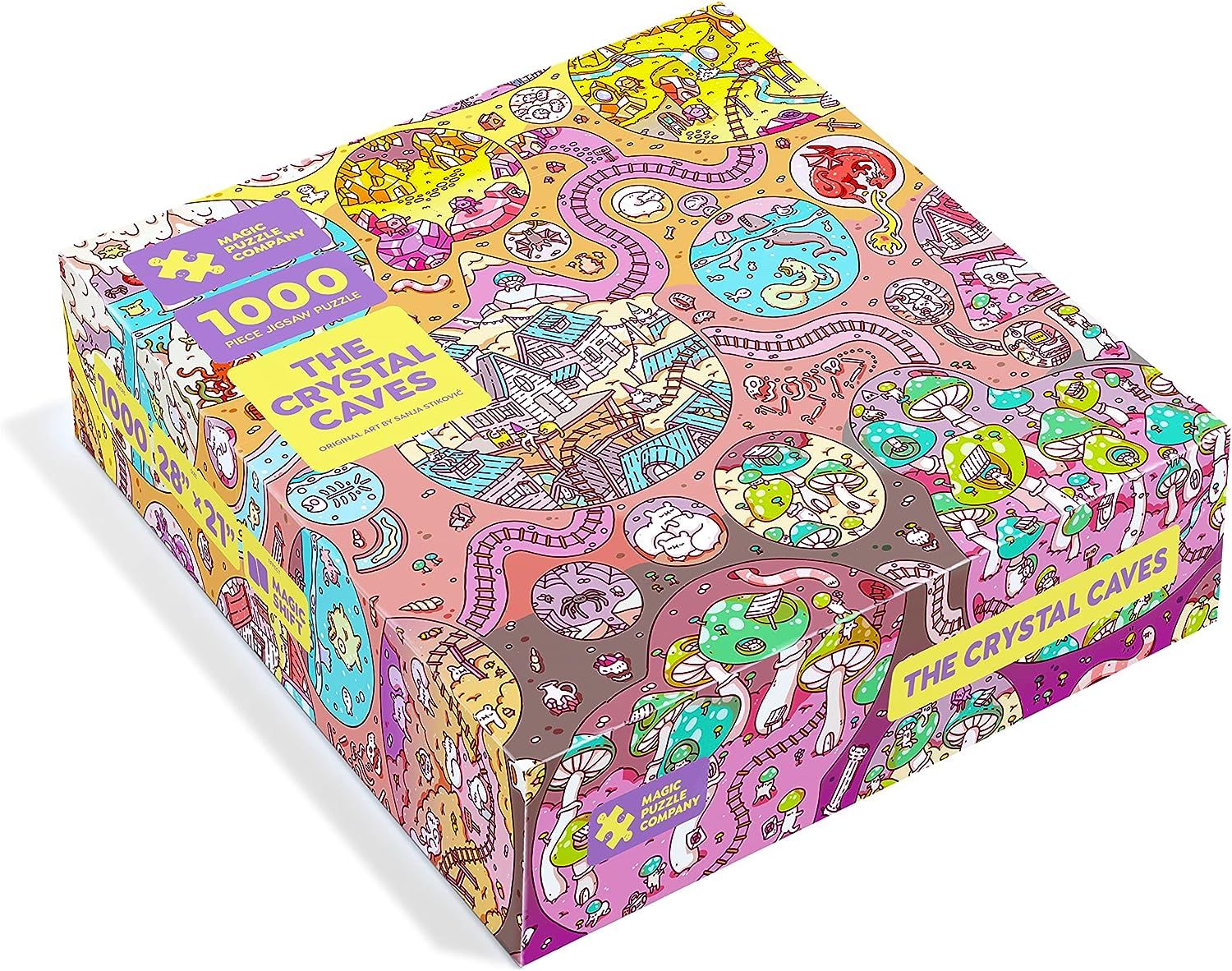 The Crystal Caves • 1000 Piece Jigsaw Puzzle from The Magic Puzzle Company • Series Two | Amazon (US)