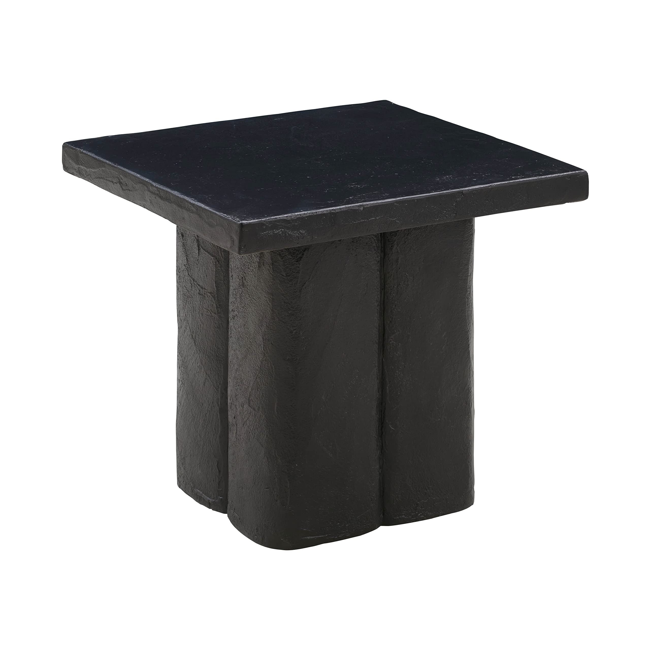 Tov Furniture Kayla Concrete Side Table (Black) | Amazon (US)