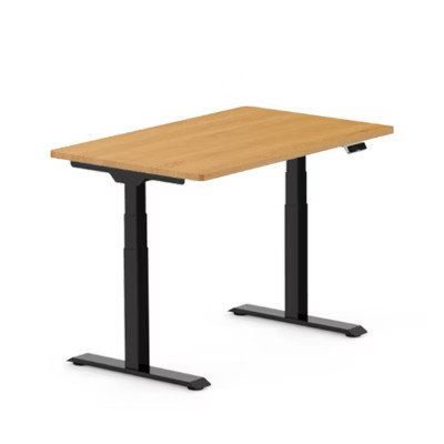 FlexiSpot E7 55" Height Adjustable Electric Standing Desk – Sit-Stand Desk for Home Office, Maple Top, Black Frame | Target