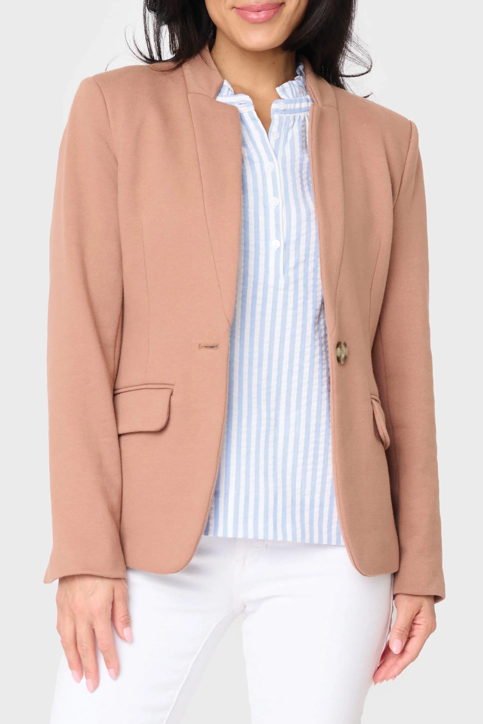Notch Collar Blazer | Gibson