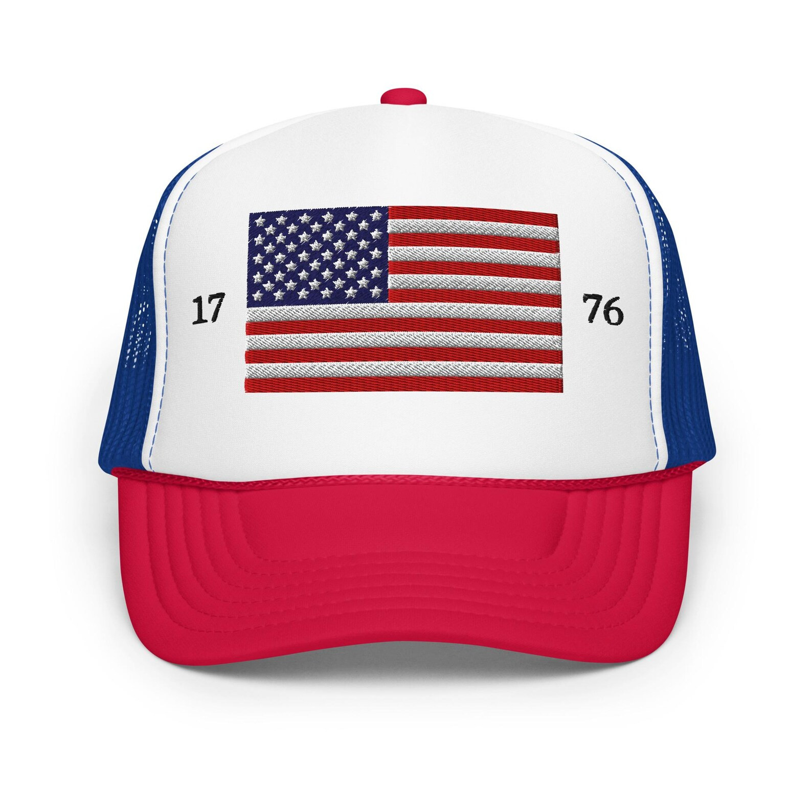1776 American Flag Trucker Hat – USA Mesh Cap – Patriotic Hat – Fourth of July Hat – Vint... | Etsy (US)