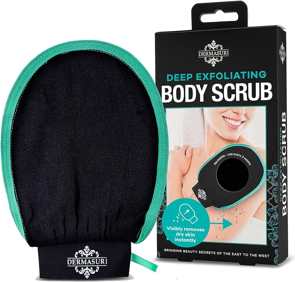 Dermasuri Deep Exfoliating Glove Body Scrub - Body Scrubber & Skin Cleanser for Women & Men - Exf... | Amazon (CA)